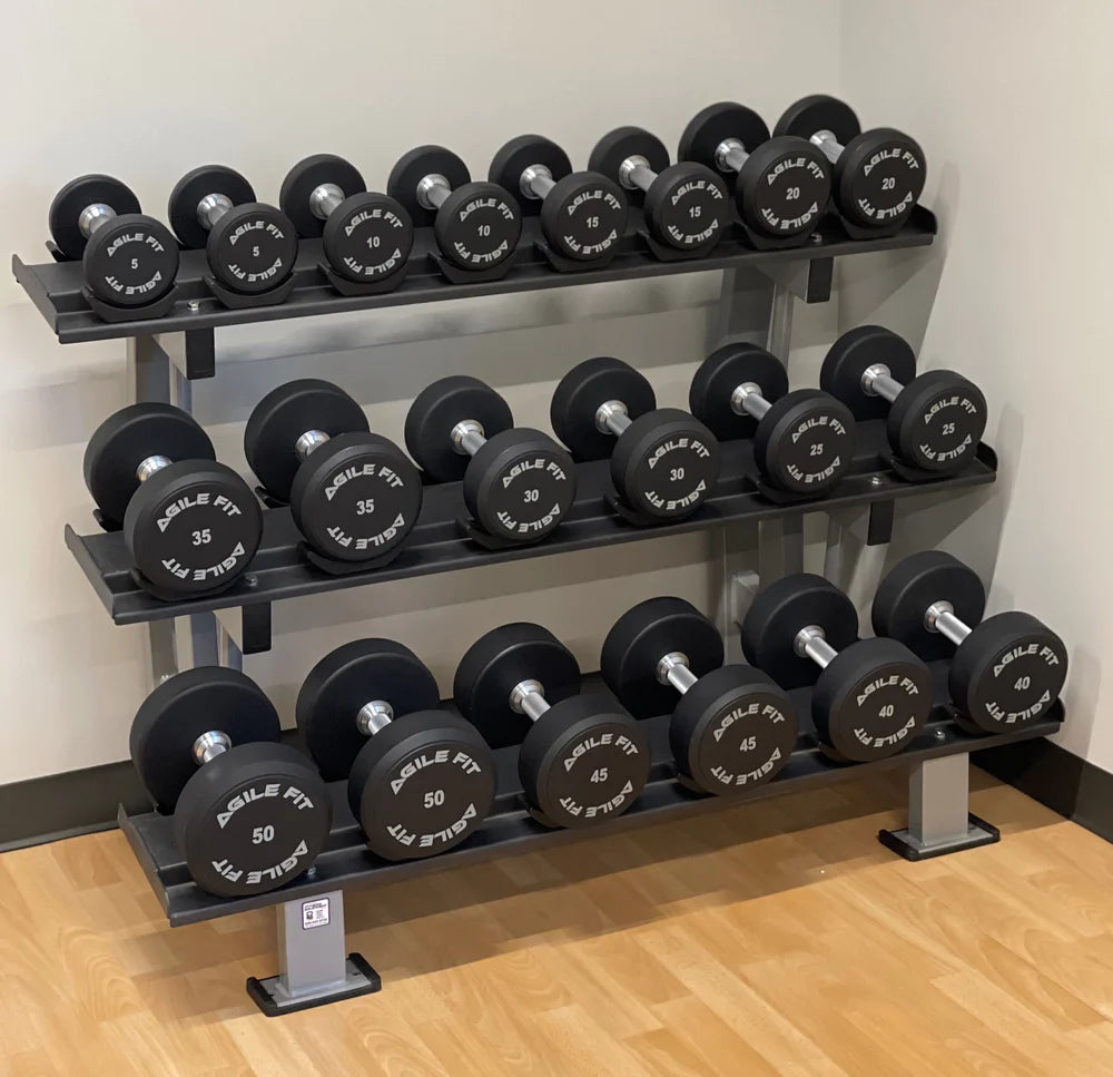 Saddle best sale dumbbell rack