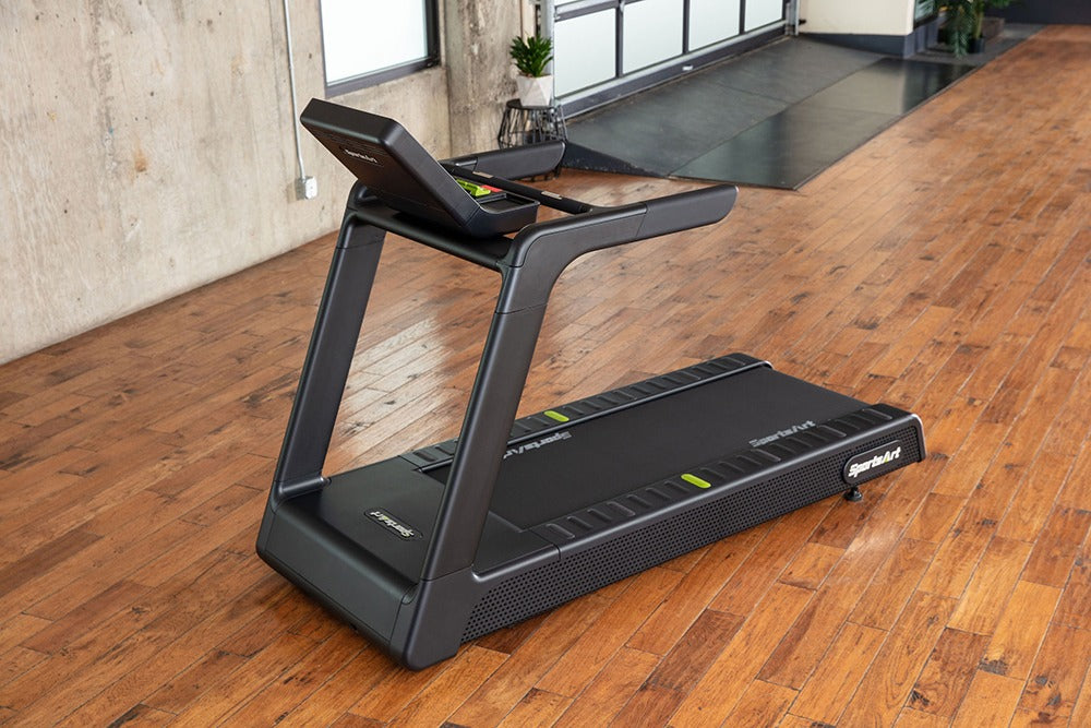 Treadmill on best sale wood floor