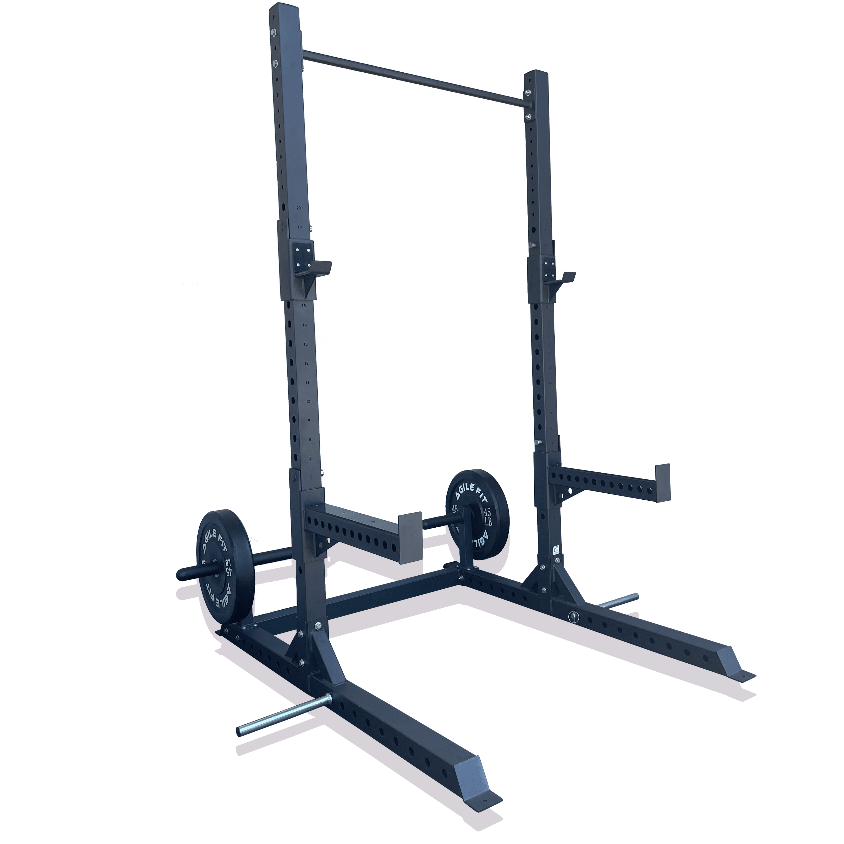 Adjustable best sale half rack