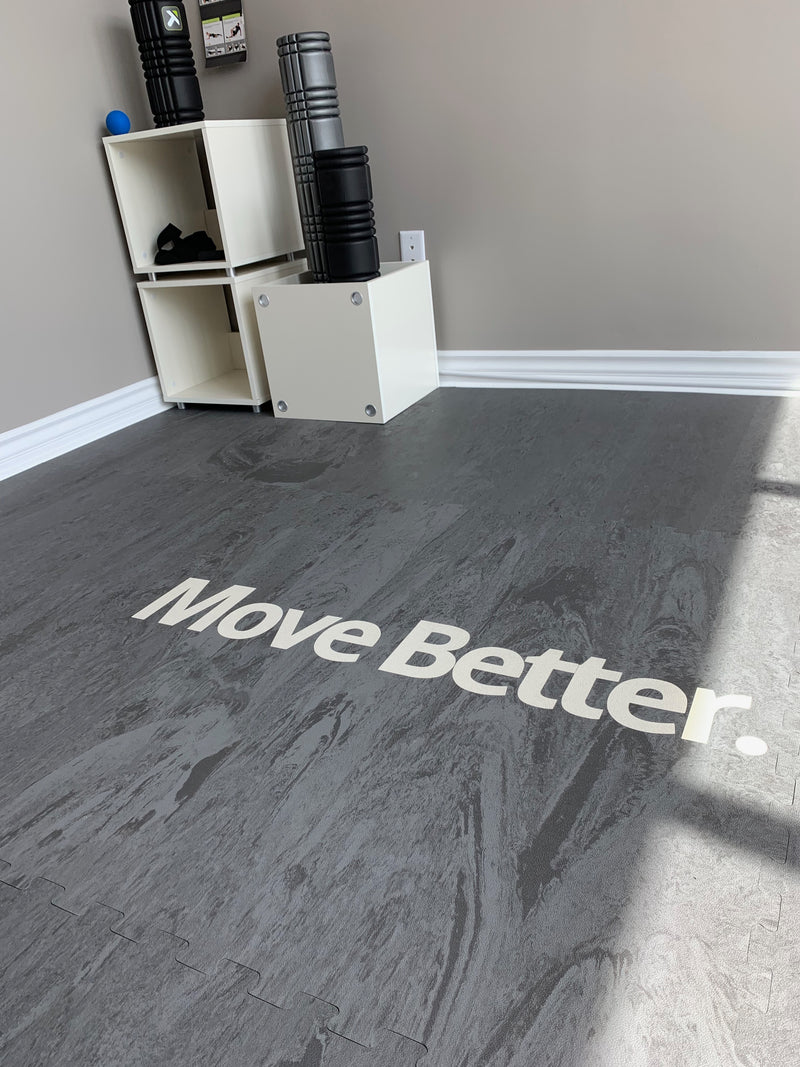 PaviFlex FitnessPro - Grey Marble Rubber Flooring