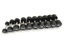 Commercial Urethane 8 Sided Dumbbells