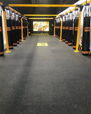 PaviFlex FitnessPro Eco - Carbon Black Rubber Flooring