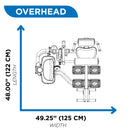 Hoist HD-3600 Ab Crunch-Low Back - Overhead