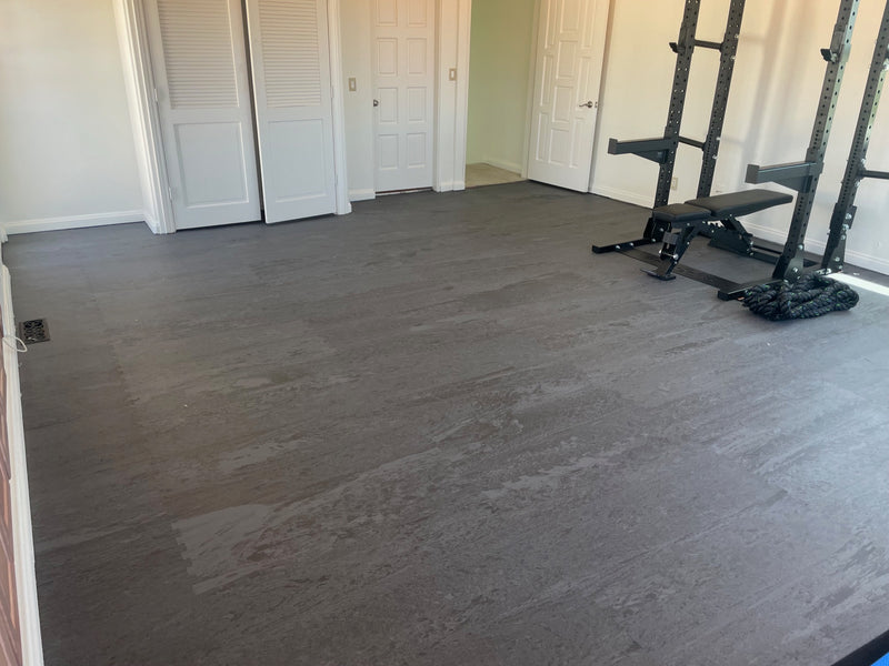 PaviFlex FitnessPro - Grey Marble Rubber Flooring