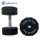 AgileFit Urethane 12 Sided Dumbbell Set 5-50lb