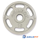 AgileFit Grey Olympic Grip Plate