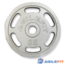 AgileFit Grey Olympic Grip Plate