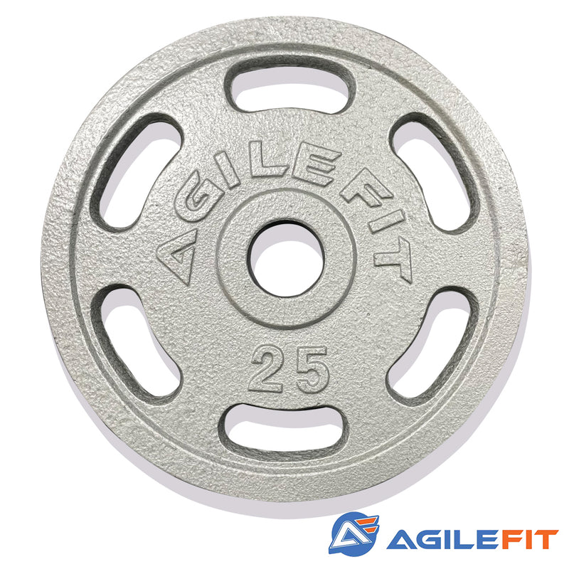AgileFit Grey Olympic Grip Plate