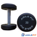 AgileFit Pro-Style Rubber Dumbbell