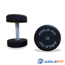AgileFit Pro-Style Rubber Dumbbell