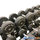 AgileFit Pro-Style Urethane Dumbbell Set 5-50lb
