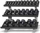 Hampton Urethane Dumbbell Set 5-50lb