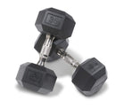 Hampton Dura-Bell Urethane Rubber Hex Dumbbells