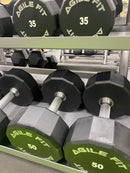 AgileFit Urethane 12 Sided Dumbbell Set 5-50lb