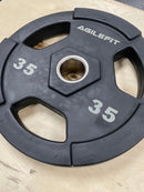 AgileFit Laser Rubber Olympic Grip Plates