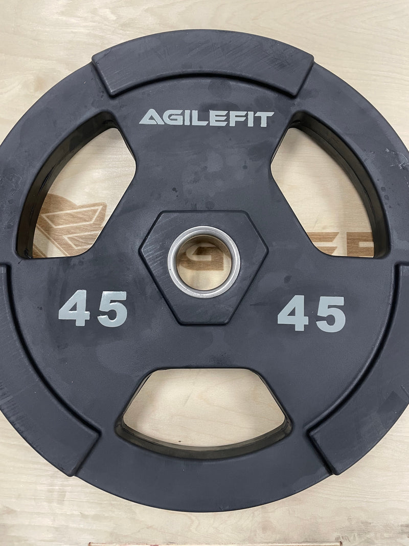 AgileFit Laser Rubber Olympic Grip Plates
