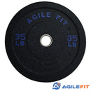 AgileFit Colored HT Bumper Plate 260lb Set
