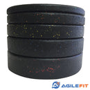 AgileFit Colored HT Bumper Plate 260lb Set